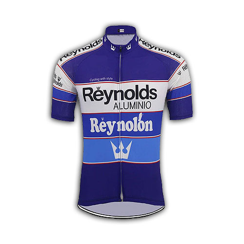 2019 Retro REYNOLDS cycling jersey men summer RACE Team Bike Cycling