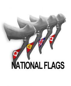 New Shimano National Flag Lever Stickers
